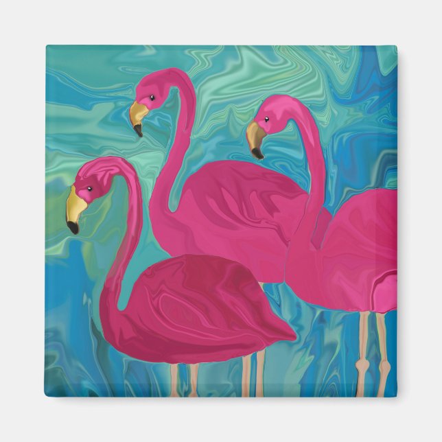 Aimant Les Trois Flamigos (Devant)