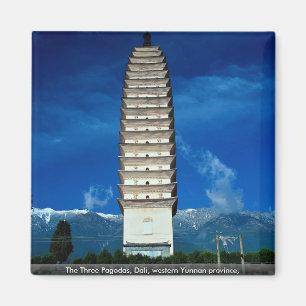 Aimant Les trois pagodas, Dali, province de Yunnan
