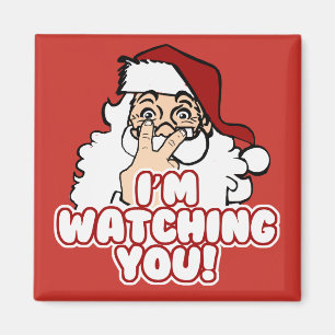 Aimant Les vacances Père Noël drôle de Noël vous