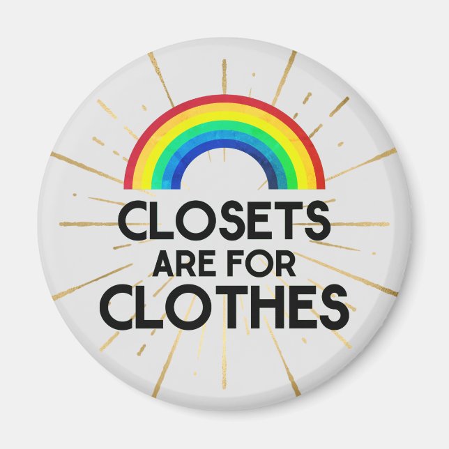 Aimant Les Vêtements Sont Pour Gay pride (Devant)