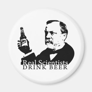 Aimant Les vrais scientifiques boivent de la bière - Aima