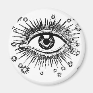 Aimant Les yeux mystiques voient tout