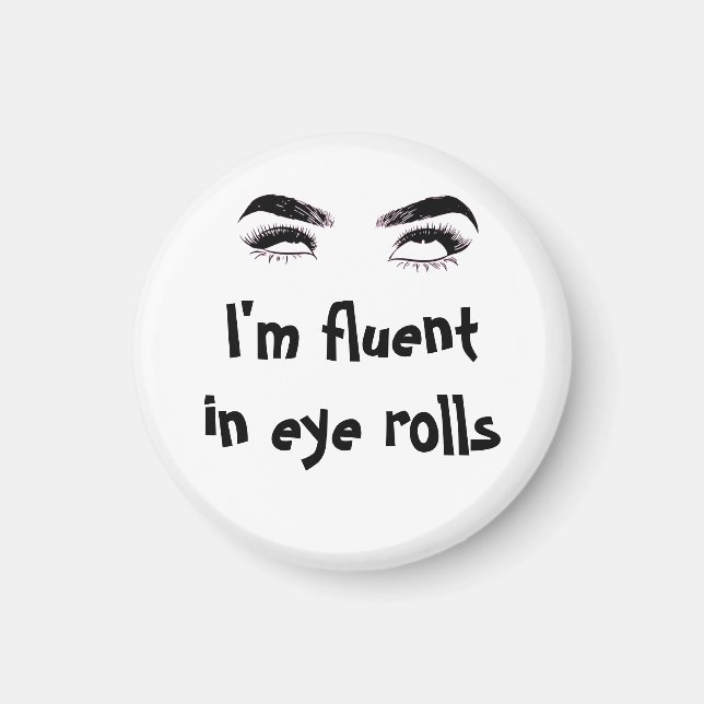 Aimant Les yeux roulent (Devant)