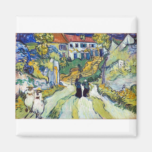 Aimant L'escalier de Vincent van Gogh à Auvers (1890 (Devant)