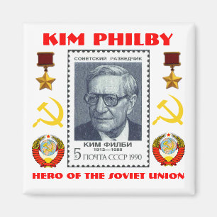 Aimant L'espion britannique Kim Philby, héros de l'Union 