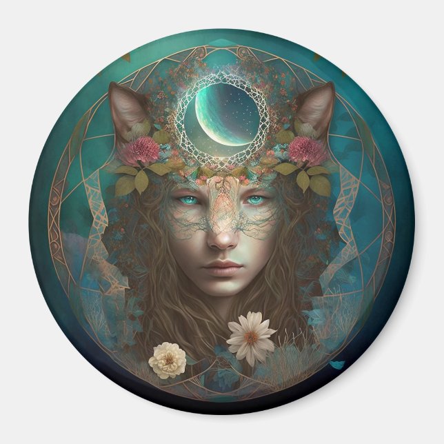 Aimant L'Esprit Animal L'Art Imaginaire Mystique (Devant)