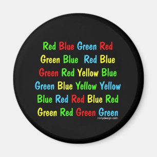 Aimant L'essai de Stroop