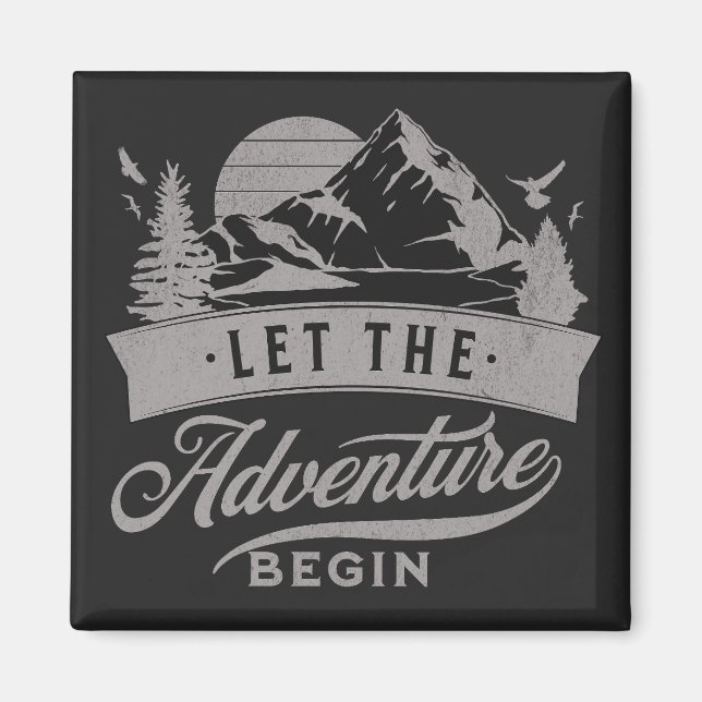 Aimant Let the adventure begin (Devant)
