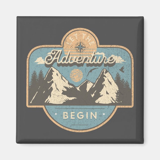 Aimant Let the adventure begin (Devant)
