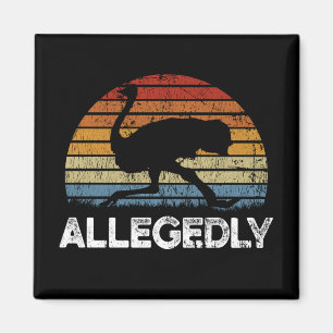 Aimant Letterkenny Allégation Ostrich Vintage Retro Sunse