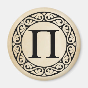Aimant LETTRE AlphabET Grec PI