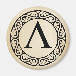 AIMANT LETTRE GRECQUE ALPHABÈTE LABDA