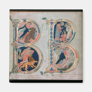 Aimant Lettre initiale 'B' Beatus vir - Béni est