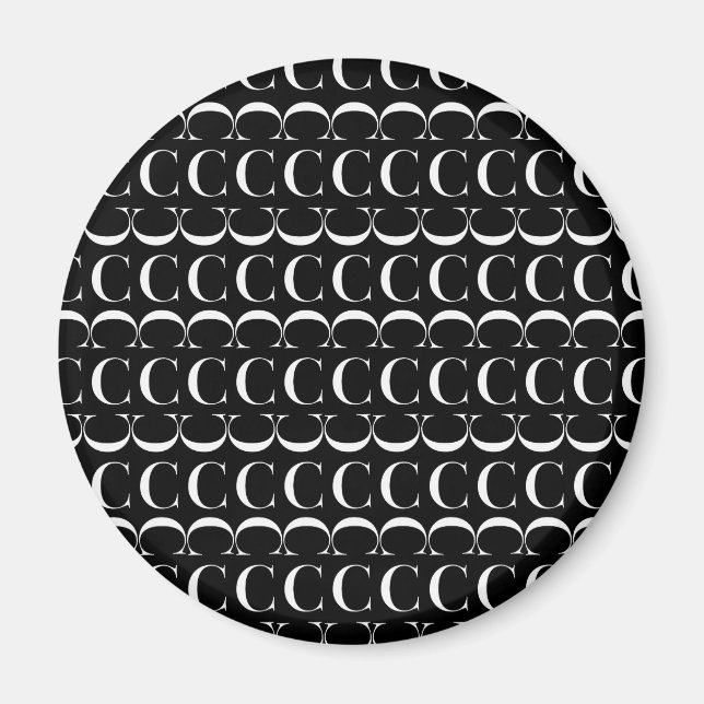 Aimant Lettre initiale C (Devant)