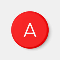 Lettre initiale du monogramme rouge professionnel