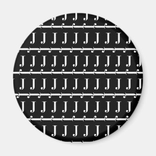 AIMANT LETTRE INITIALE MOYENNE J