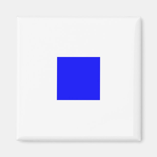 Aimant LETTRE SIGNALÉE ANGLAIS S (Sierra) (Devant)