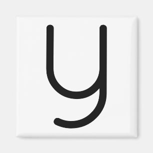 Aimant Lettre titre "y"