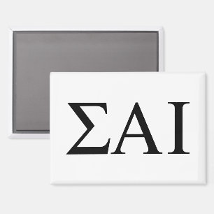Aimant Lettres grecques Sigma Alpha Iota