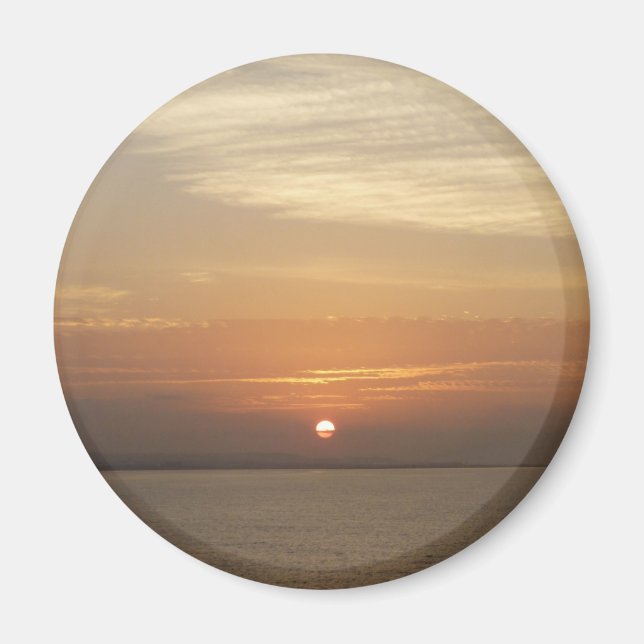 Aimant Lever de soleil sur la mer des Caraïbes Aruba II (Devant)