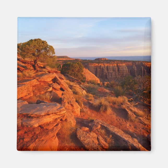 Aimant Lever de soleil sur le sentier Grand View au monum (Devant)