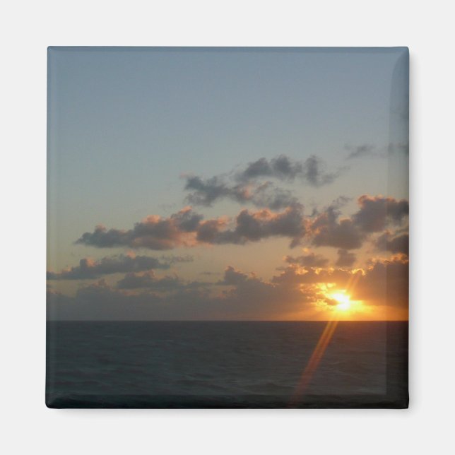 Aimant Lever du soleil sur San Juan I Porto Rico (Devant)