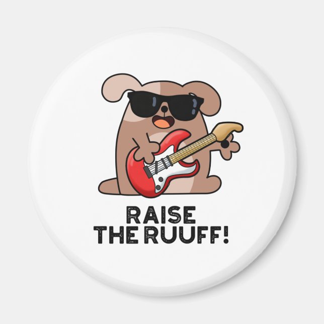 Aimant Levez Le Jeu De Chien Drôle De Ruuf (Devant)