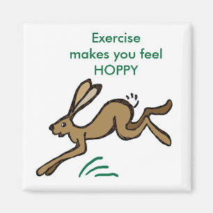 Aimant L'exercice vous fait sentir HOPPY