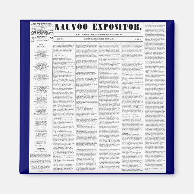 Aimant L'exposant de Nauvoo (Devant)