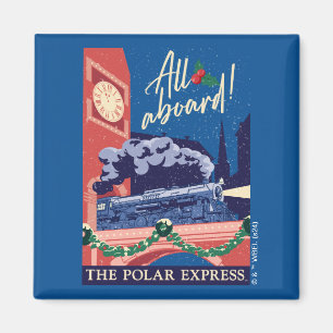 Aimant L'Express Polaire - Tout À Bord !