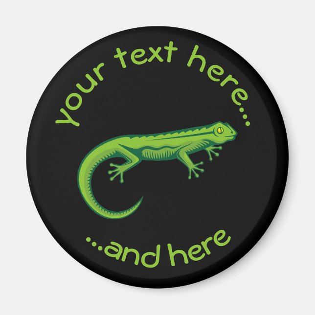 Aimant Lézard vert (Devant)