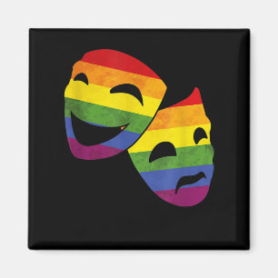 Aimant LGBT LGBTQ Queer Actor Actress Rainbow Theatrical