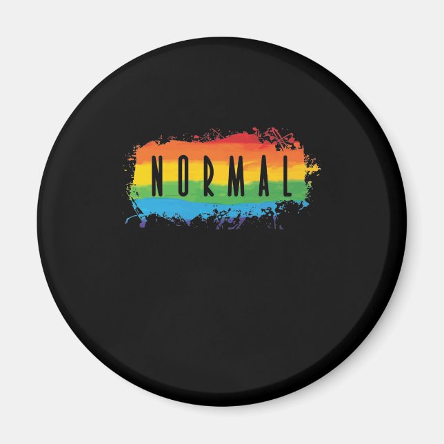 Aimant LGBT "Normal" (Devant)