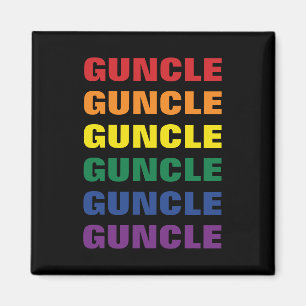 Aimant LGBTQ Gay pride Amusant Et Amusant Oncle Gay Gay