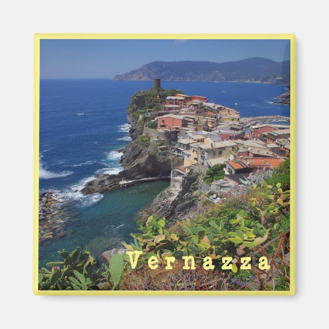 Aimant LGR024 VERNAZZA - Cinque Terre - Italie - Frigo (Devant)