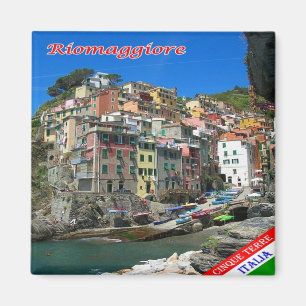 Aimant LGR134 RIOMAGGIORE, Cinque Terre, Italie, Frigo