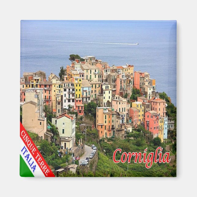 Aimant LGR136 CORNIGLIA Cinque Terre, Italie, Frigo (Devant)