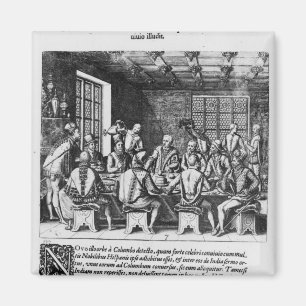 Aimant L'histoire de l'oeuf de Christophe Colomb
