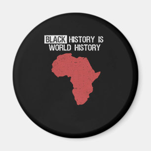 Aimant L'histoire noire est Africain de mois d'histoire