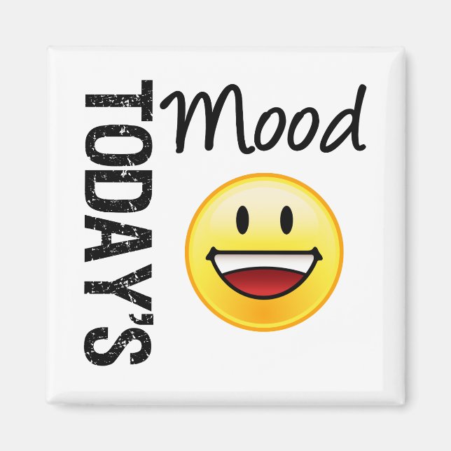 Aimant L'humeur d'aujourd'hui Emoticon Toothy Smile (Devant)