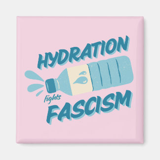 Aimant L'hydratation combat l'aimant fasciste