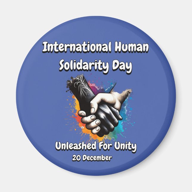 Aimant Libéré pour l'Unité. (Devant)