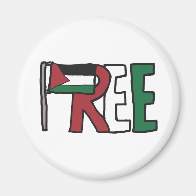 Aimant Libérer la Palestine (Devant)