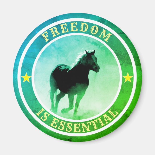 Aimant Liberté (cheval) (Devant)