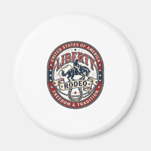 Aimant Liberty Rodeo Patriotique Patriotique Rodeo Wester