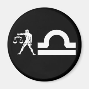 Aimant Libra avec symbole