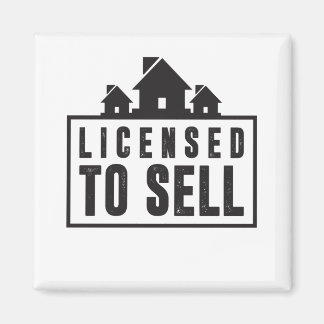 Aimant Licence De Vente De Slogan Immobilier