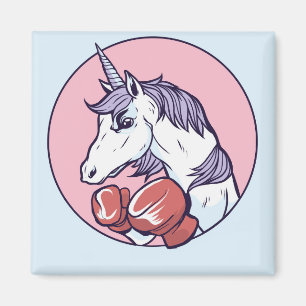 Aimant Licorne Boxeuse