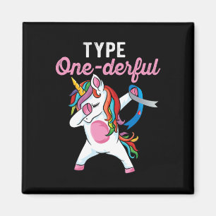 Aimant Licorne de dabbing Type Onederful pour le diabète