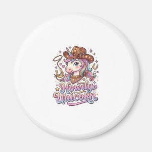 Aimant Licorne Howdy Idee Cadeau Licorne Autocollant et C